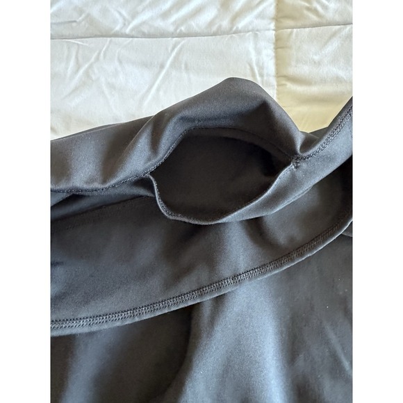 NIKE Size [XL] Women TIGHT FIT HIGH RISE Yoga 7/8 Leggings-Black, Swoosh Pocket - Picture 6 of 11